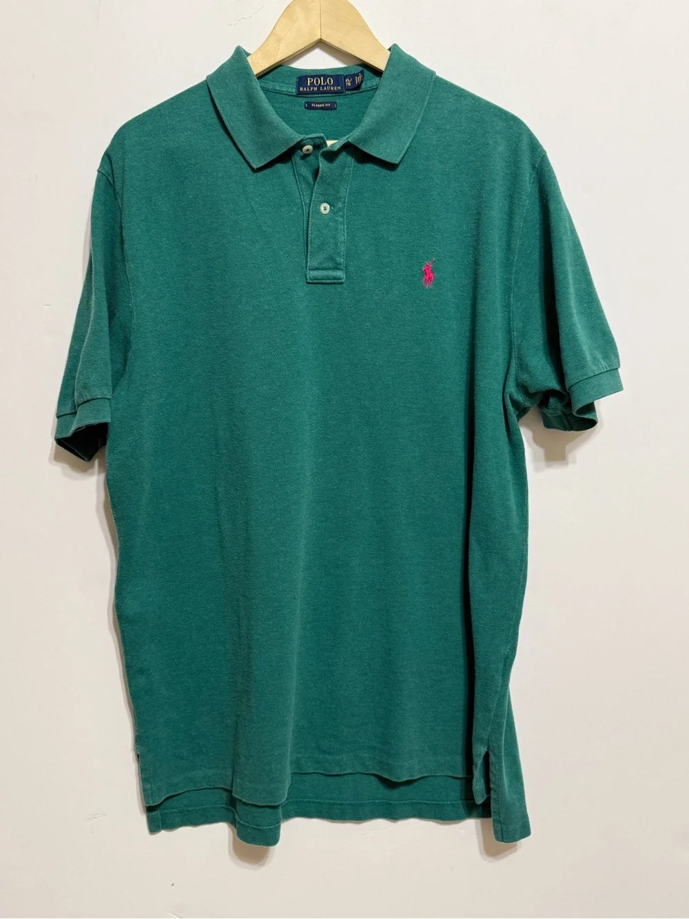 Polo Ralph Lauren green classic fit short sleeve polo shirt